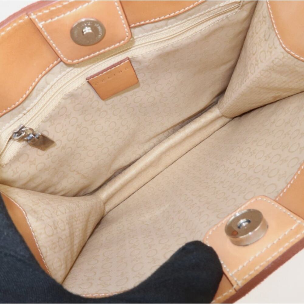 💎✨Beautiful✨💎Authentic CELINE C Macadam Suede Leather Tote Bag Hand Bag - Picture 11 of 16